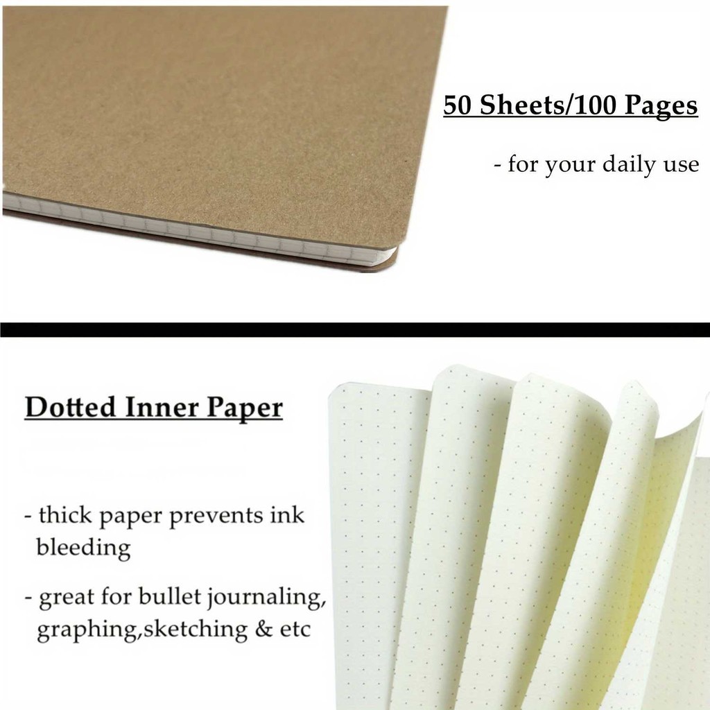 

ANDEASTR Toddi Buku Jurnal Softcover Notebook Diary 68GSM 100 Halaman - TD5