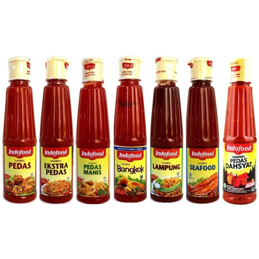 

[COD] (135 ml) Indofood Aneka Saus Botol Saus Tomat Bangkok Pedas Manis Extra Pedas