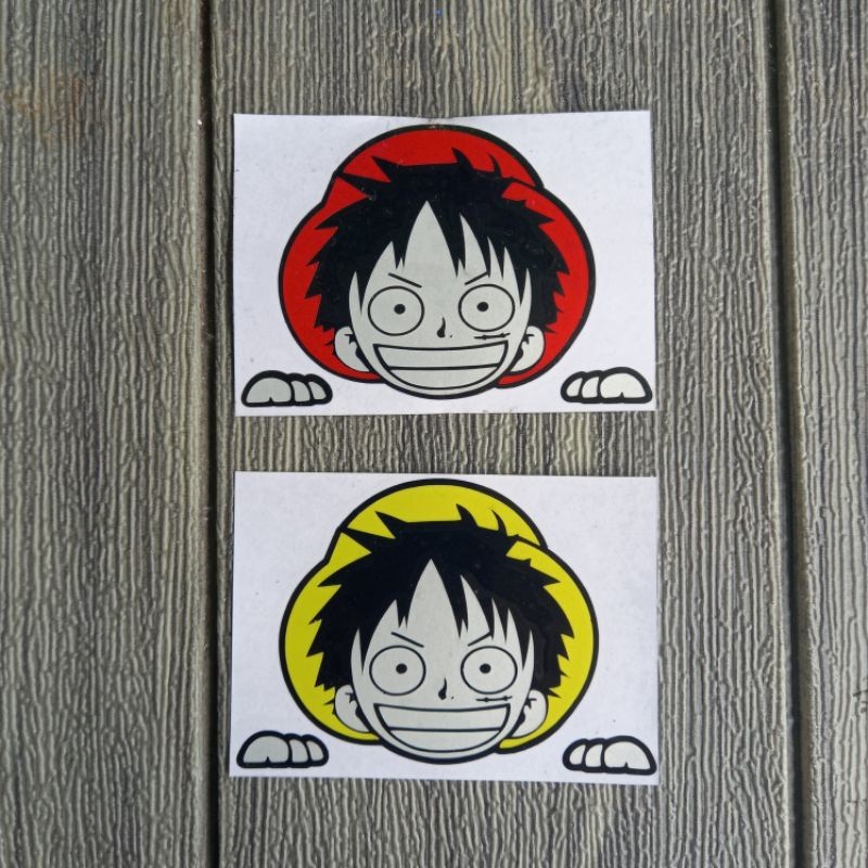 stiker one piece cutting sticker one piece cutting motor mobil dll