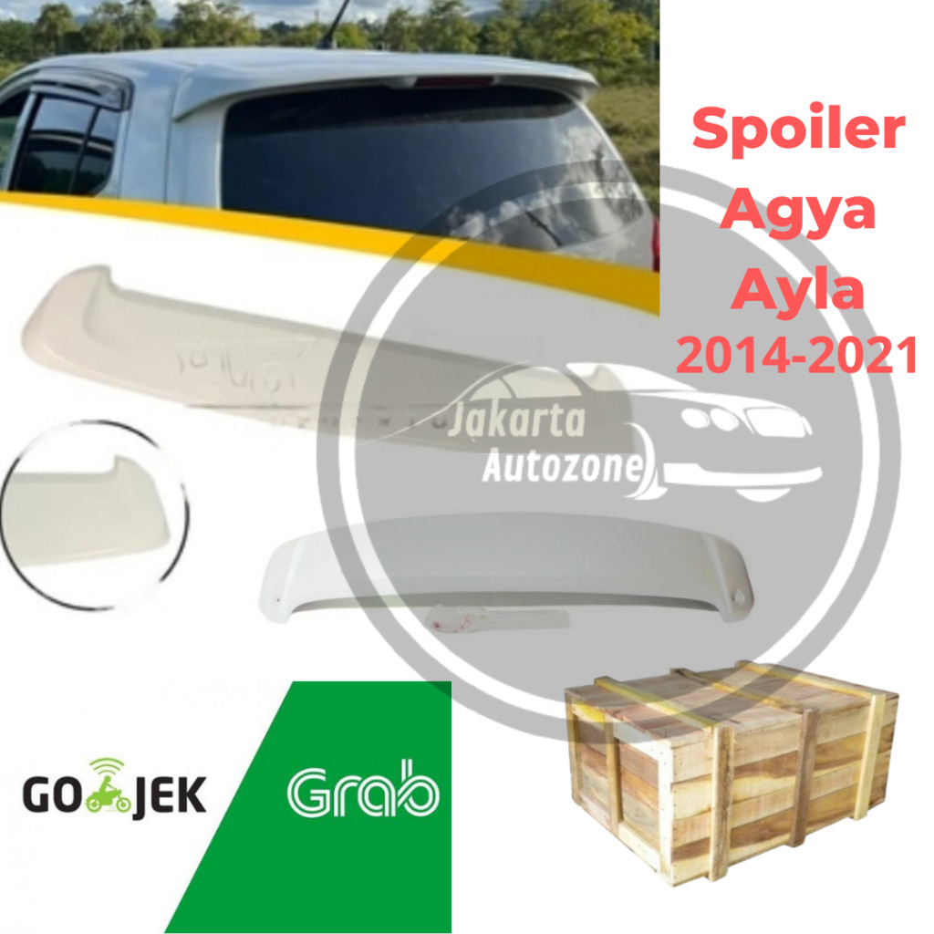 COD Rear Spoiler Sayap Belakang Body Kit Perodua Axia Agya Ayla 2014-2021