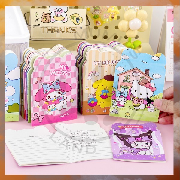 

MUMUSLAND Buku Tulis Mini Motif Kartun Note Book Cartoon Notepad Karakter Memo Kecil (SR) S-NB030