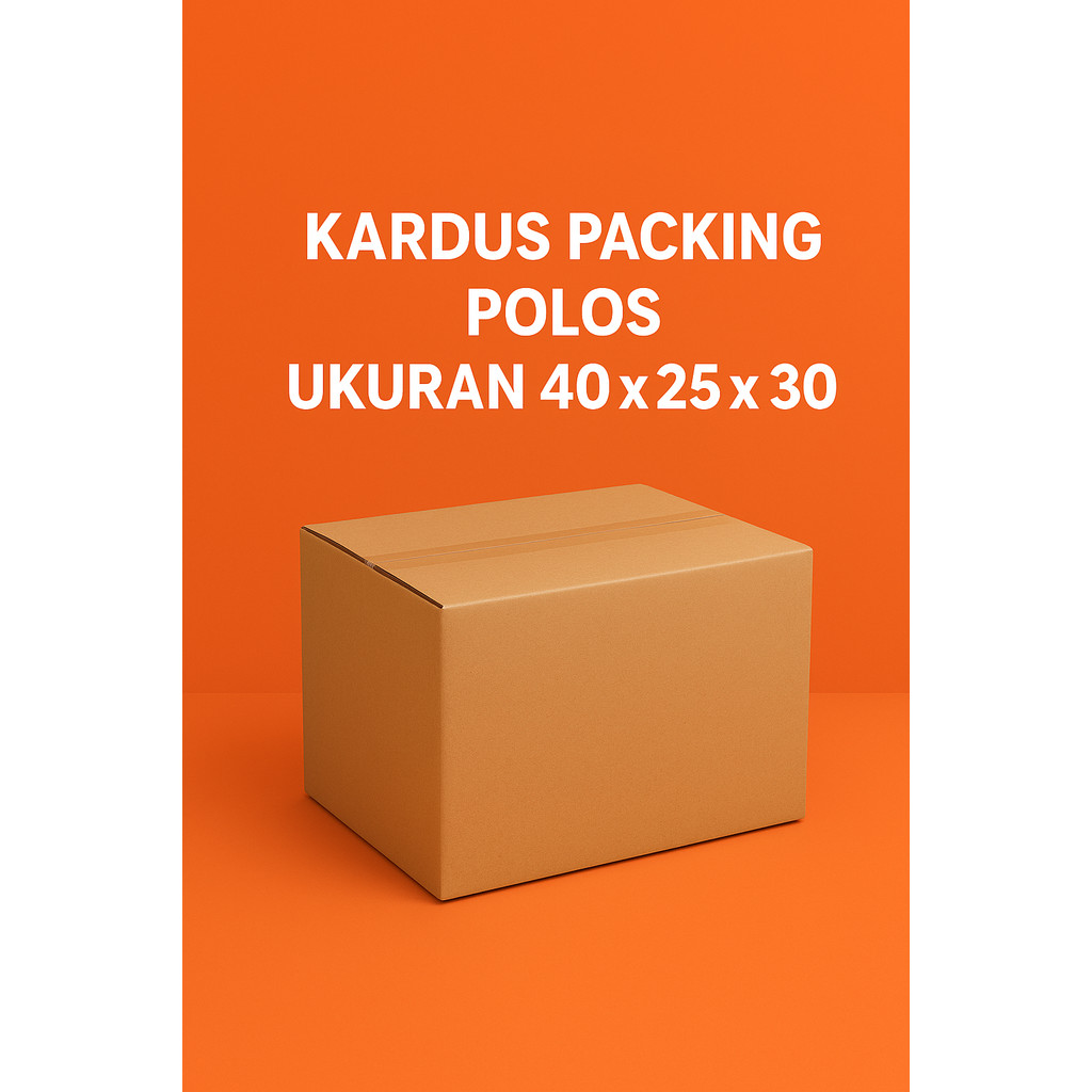 

Kardus Karton Box Besar 40x25x30 CM Kotak Dus Packing Jumbo Kokoh Polos / Kardus Packing Besar