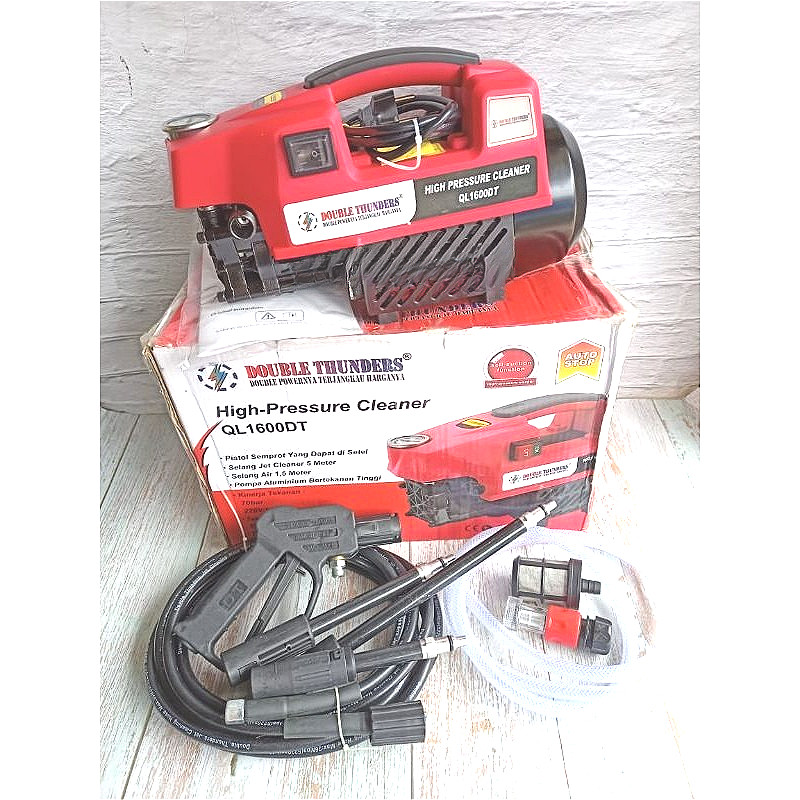 Mesin Cuci Steam Ac Mobil Motor Jet Cleaner Double Thunder QL 1600 DT 1600