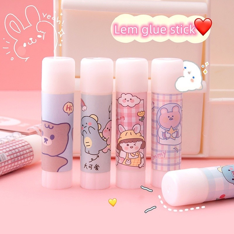 

LEM PEREKAT KERTAS / LEM KERTAS GLUE STICK / LEM KERTAS STICK / LEM PUTAR KATAKTER LUCU AESTHETIC LG