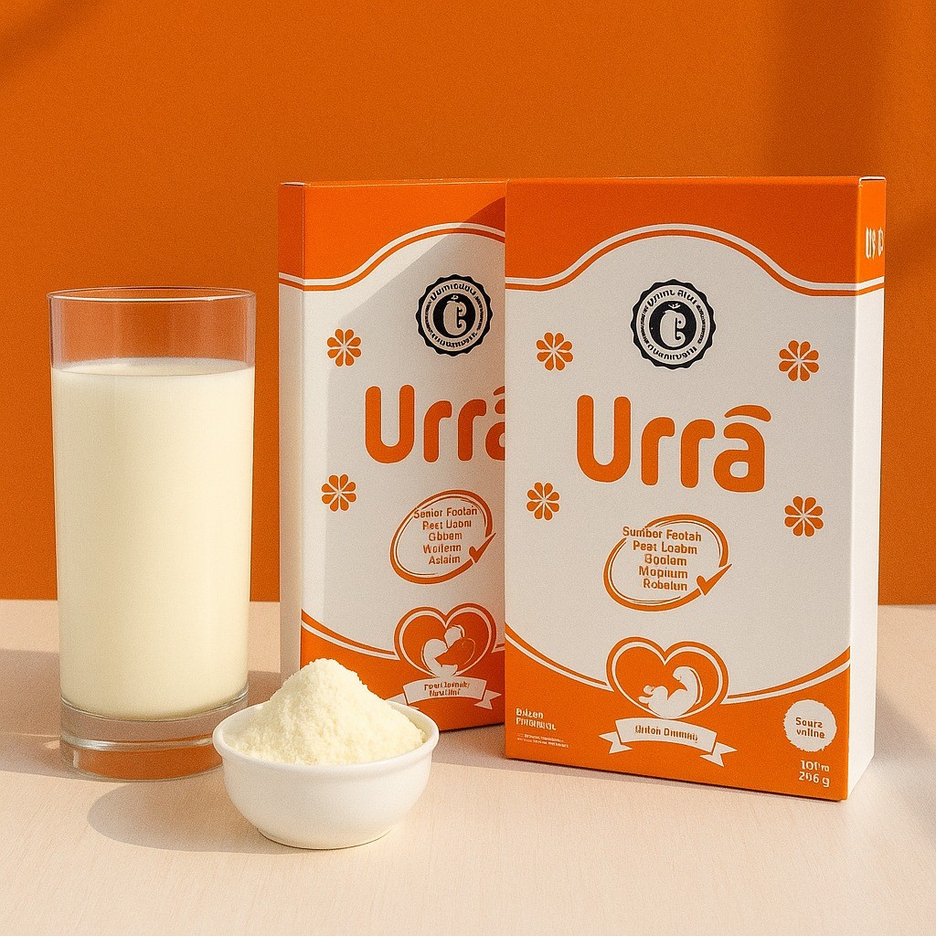 

Susu URRA paket 2 Box @ 200 gram - susu kambing saanen penambah berat badan anak