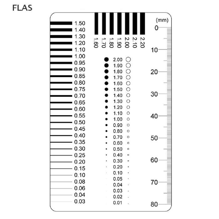 

fl gauge Stain Point gaugegauge ruler Stain contrast ruler id