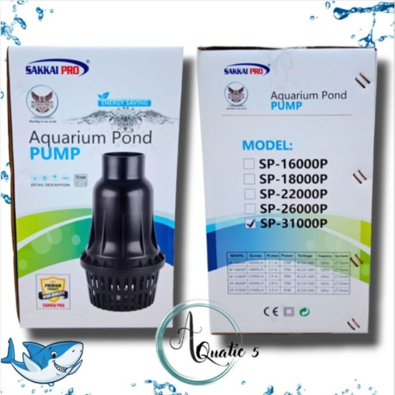 Pompa Kolam Submersible Pump SAKKAI PRO SP 31000P