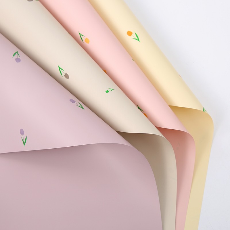 

[ 20 LEMBAR ] Kertas Buket Bunga Flower Wrapping Tulip Cellophane Waterproof KB6179