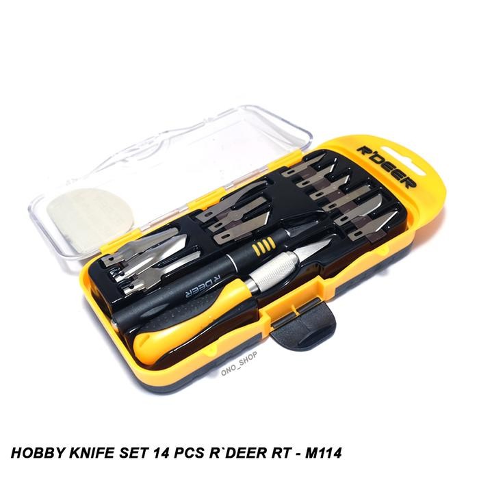 

Hobby Knife Set 14 Pcs R`DEER - RT-M114
