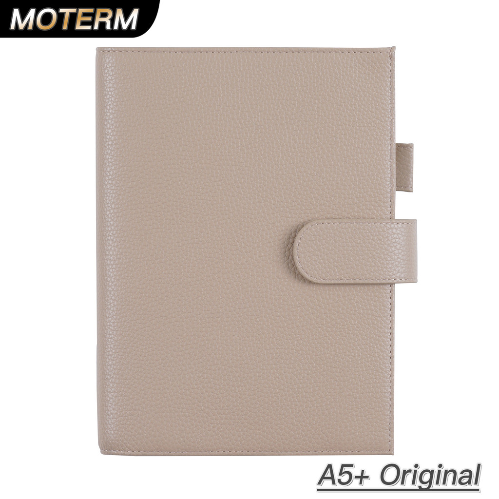 

Moterm Original Series A5 Plus Cover for Hobonichi Cousin A5 Notebook Genuine Pebbled Grain Leather Planner Organizer Agenda