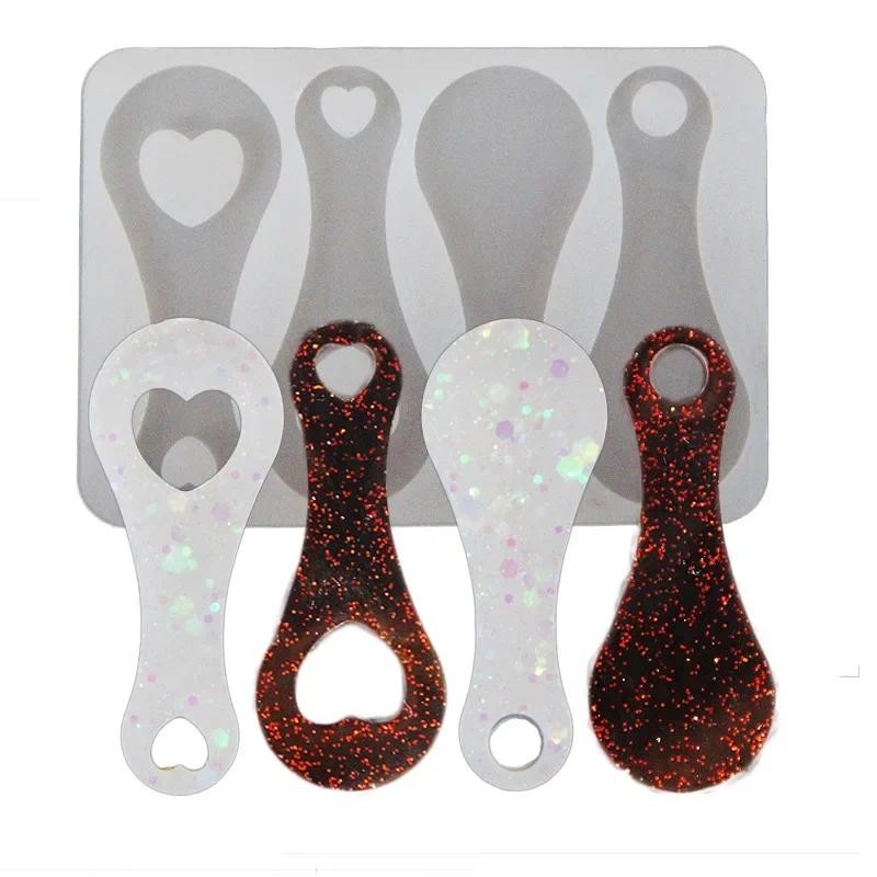 

DIY Supermarket Shopping Cart Token Crystal Epoxy Resin Mold Key Chain Pendant Mirror Silicone Mold