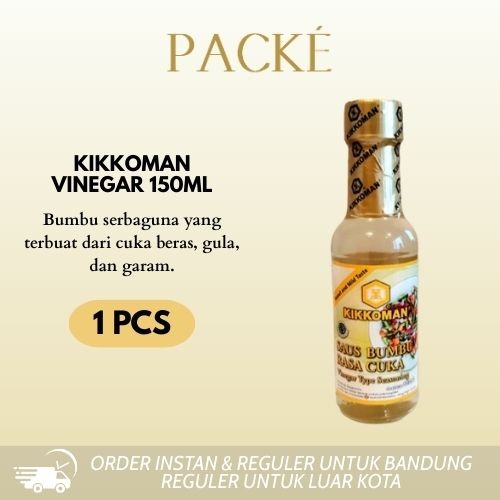 

Kikkoman Vinegar Type Seasoning /Saus Bumbu Rasa Cuka / Cuka Jepang / Sushi / Halal / 150ml