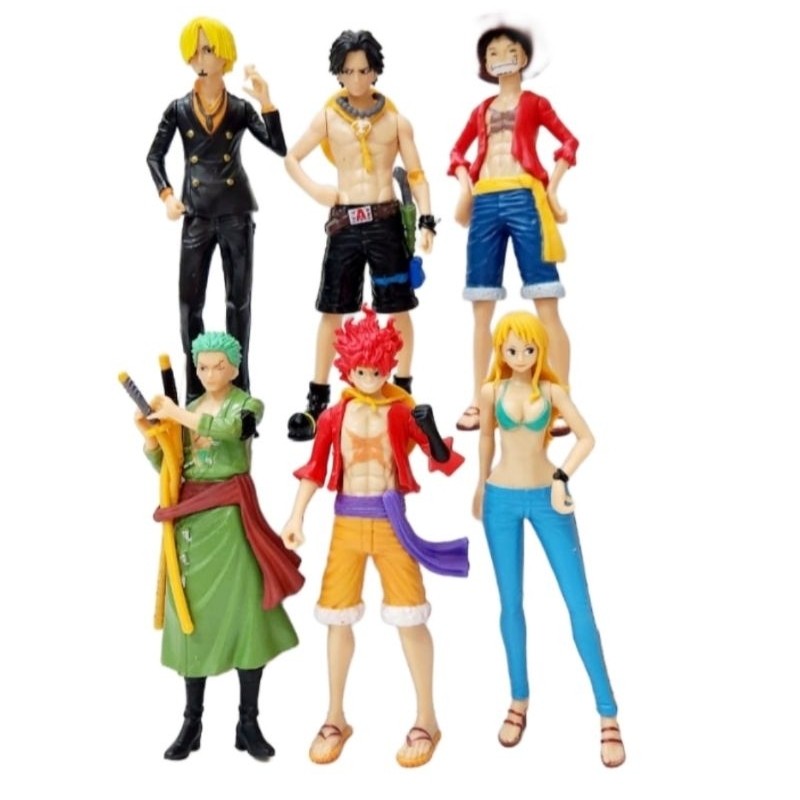 FIGURE ONE PIECE SET CHODAM ACTION FIGURE LUFFY ZORO SHANKS
