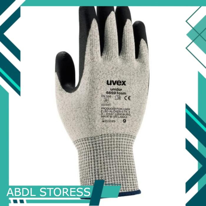 Sarung Tangan Uvex Unidur 6659 Foam Safety Glove Uvex Unidur