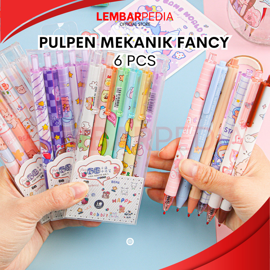 

PULPEN GEL 0.5 FANCY MODEL CETEK MEKANIK PER BOX ISI 6 PCS