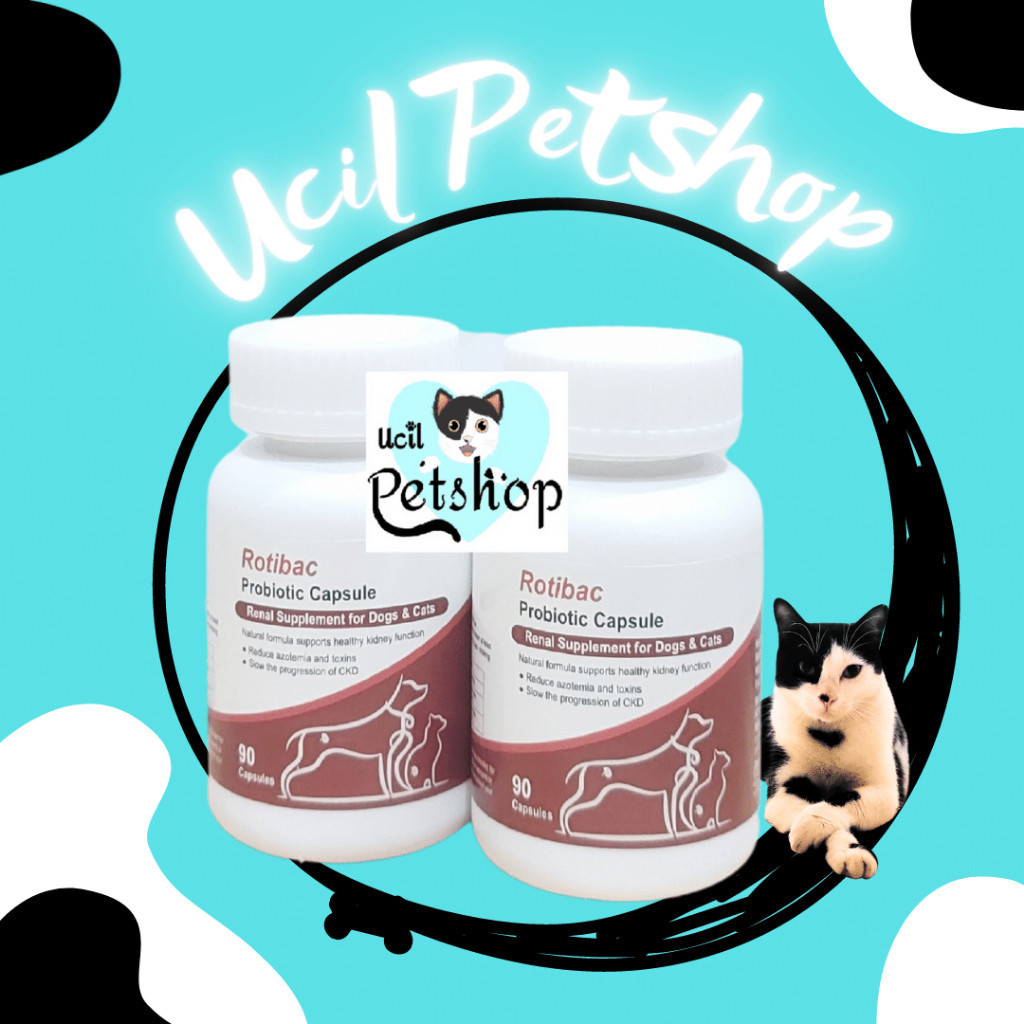 Rotibac Probiotic Suplemen Renal / Kidney / Ginjal Kucing Anjing (ECER 1 Capsule)