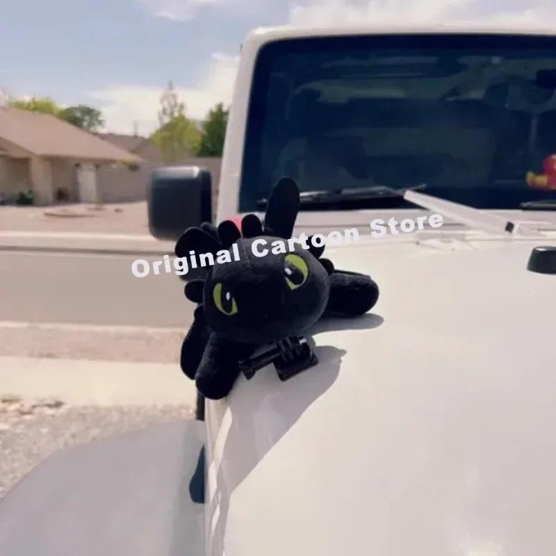 

Creativity Teeth Outdoor Decorate Plush Toy Cartoon Car Accessories Roof Flying Dragon Doll Motorcycle Helmet Pendant Accessorie