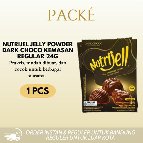 

Nutrijel Reg 24g / 30g - 1 PCS / Rasa Coklat / Dark Choco / Nutrijel Besar