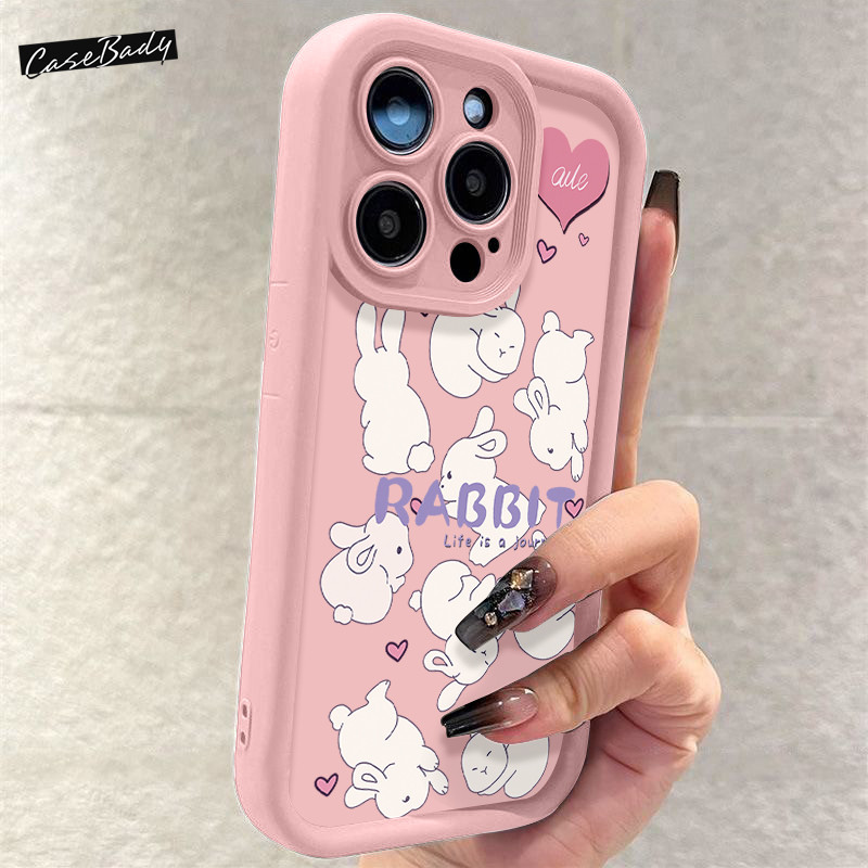 Untuk Case iphone 11 12 13 pro max 15 14 13 x xs xr ip 7 8 6 6s plus casing hp aesthetic terbaru sil