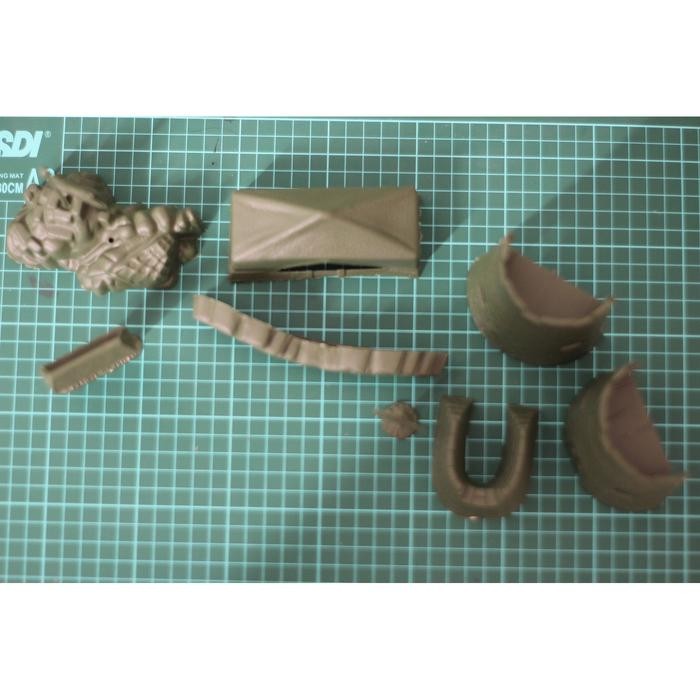 BUNKER SET MILITER SKALA 1:50 1/50 - DIORAMA / MAKET / MINIATUR