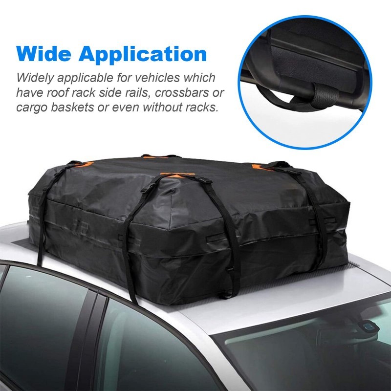 READY 425L Tas Cargo Atap Mobil Tahan Air Tas Roof Rack Mobil Tas Rak Mobil Atas Tas Bagasi Mobil