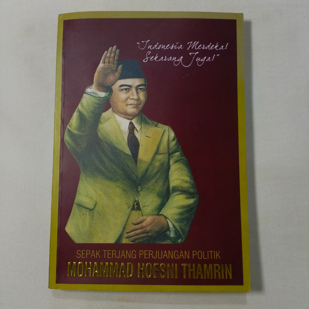 Buku Biografi Sepak Terjang Perjuangan Politik Mohammad Hoesni Thamrin