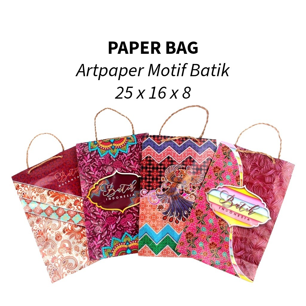 

❤️️Paper Bag Batik Kertas Kecil // Shopping bag batik / Shopping Kertas❤️️
