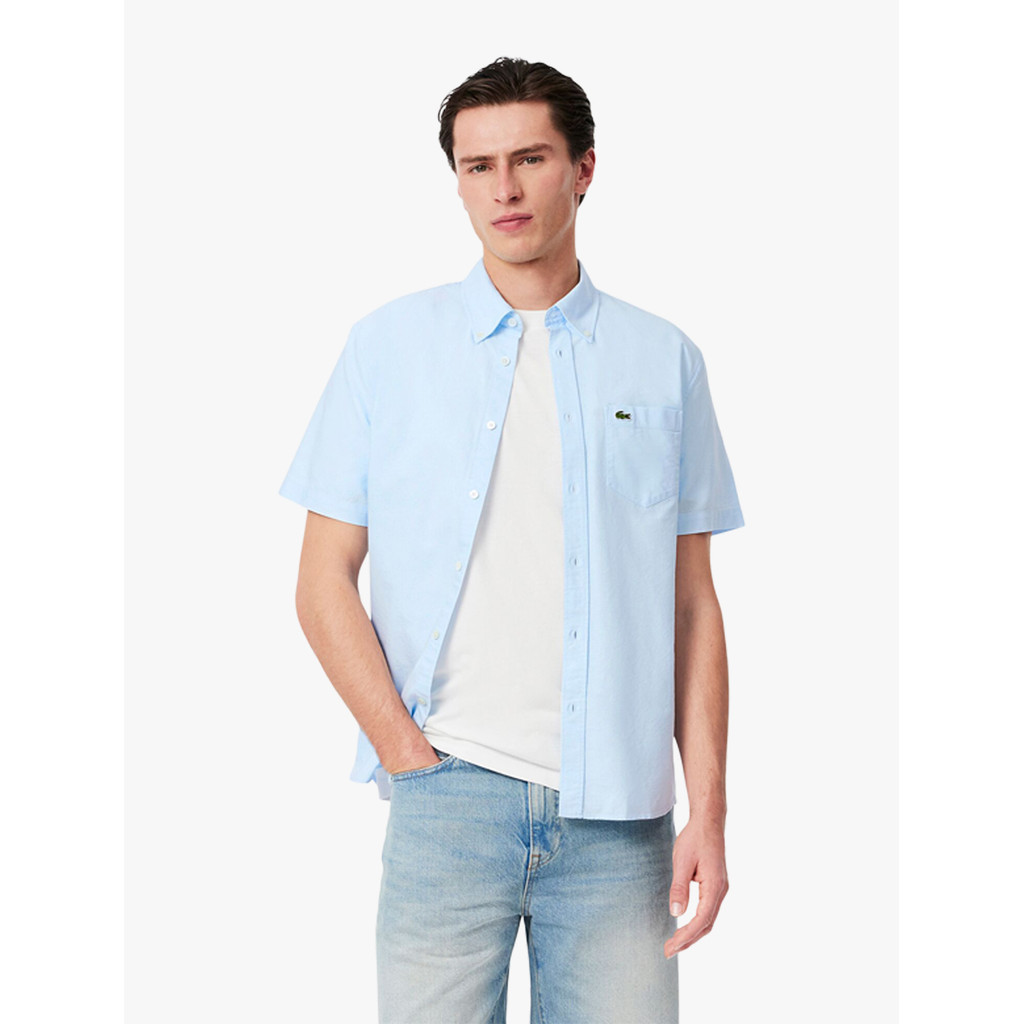 Regular Fit Short Sleeved Oxford Shirt