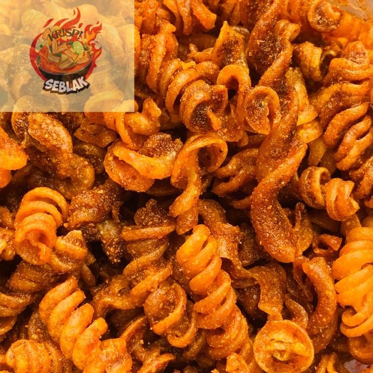 

Seblak krispi 250 GR MAKARONI SPIRAL SNACK DAUN JERUK KHAS - KRIUK TIDAK KERAS. s