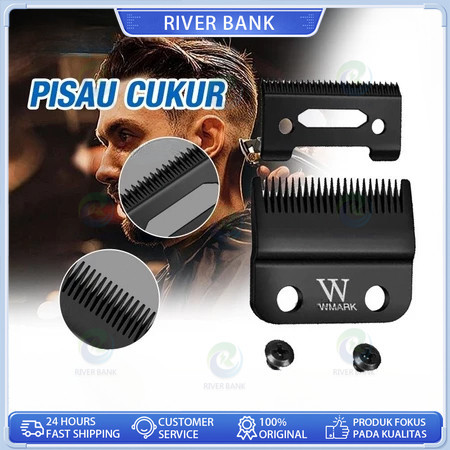 【COD】Mata Pisau WMARK Hitam/ Sparepart Pisau Cukur Rambut wahl waer Multi fungsi/Wmark Clipper Taper