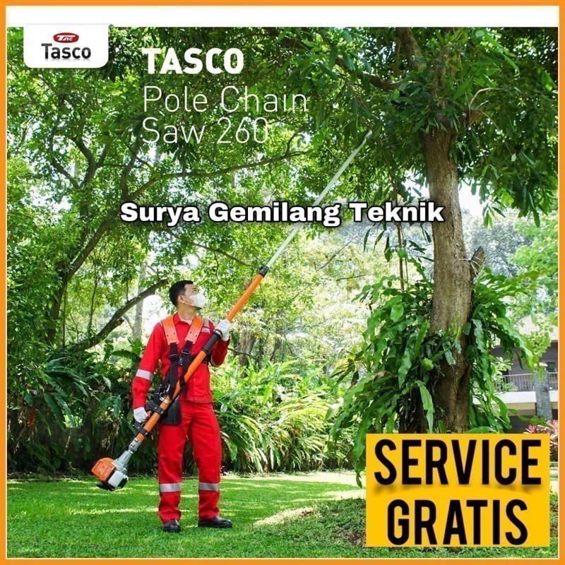 Diskon Alat Mesin Panen Sawit Set Lengkap pisu Egrek & Dodos TASCO TPS 260