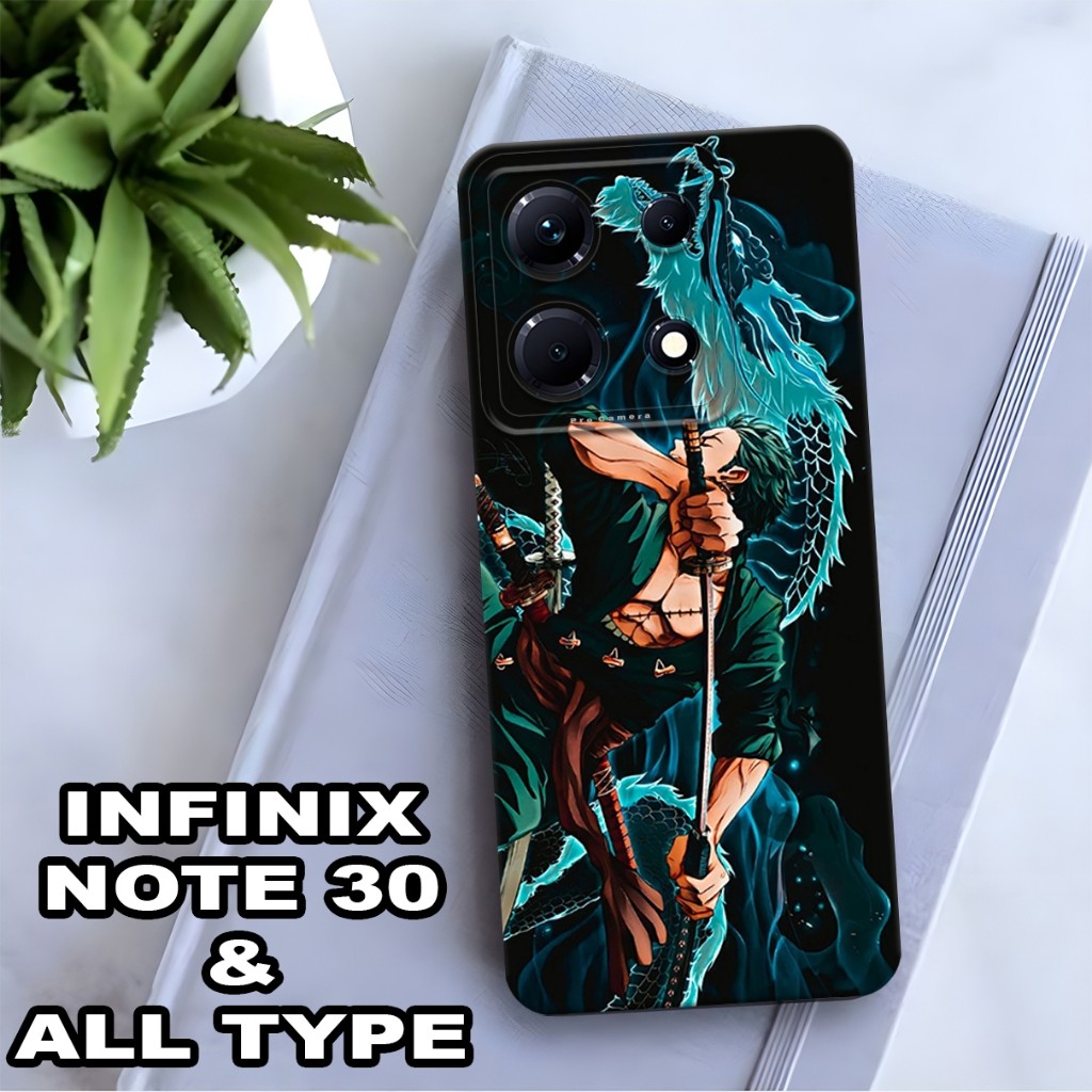 AC7/SOFTCASE PROCAMERA INFINIX NOTE 30 DAN ALL TYPE  MOTIF ANIME ONE PIECE/SOFCASE /SOFT CASE/SILICO