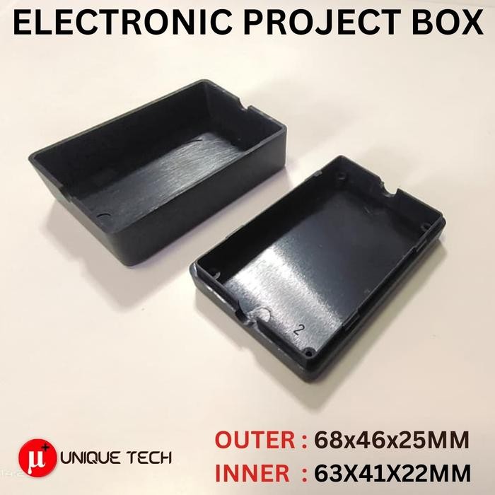 

DIY BOX PROJECT ELECTRONIC 68X46X25 68X46X25MM KOTAK PLASTIK ELEKTRONIK MODUL MINI CASING HITAM 68 46 25