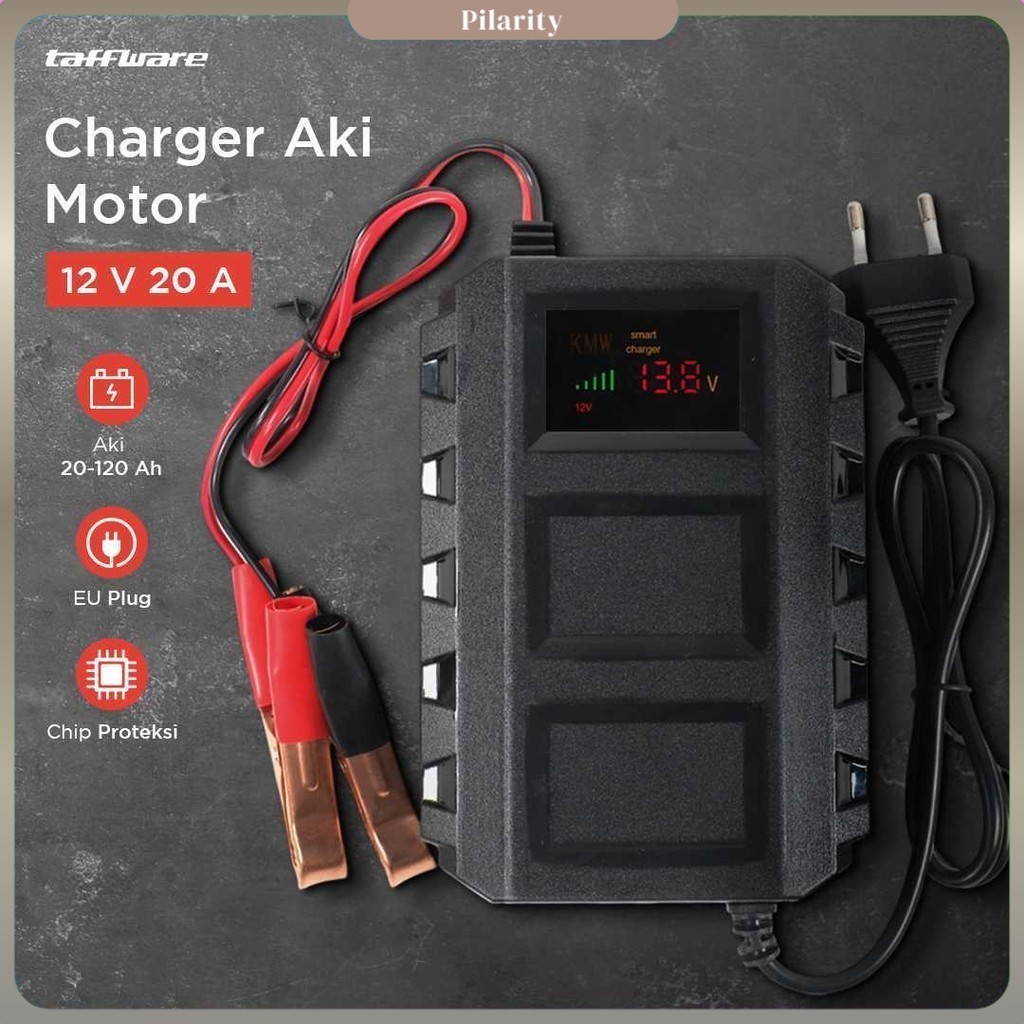 Taffware Charger Aki Mobil Intelligent Battery Charger 12V 20A - KC-20A
