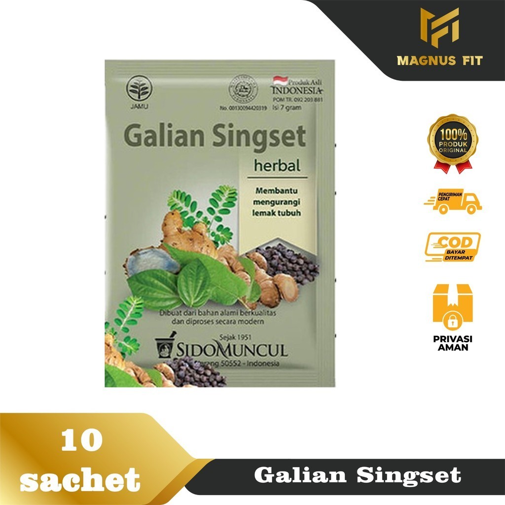 

☘️Magnus Fit☘️ Obat Diet Galian Singset Sidomuncul Suplemen Jamu Pelangsing Badan Aman BPOM