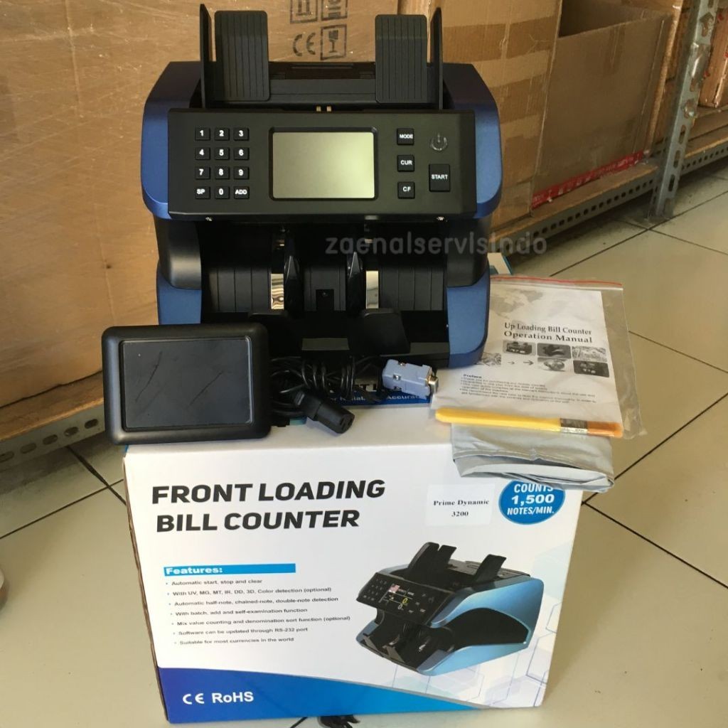(BISA COD) Mesin Penghitung Uang Prime Dynamic 3200 / mesin Hitung deteksi uang palsu