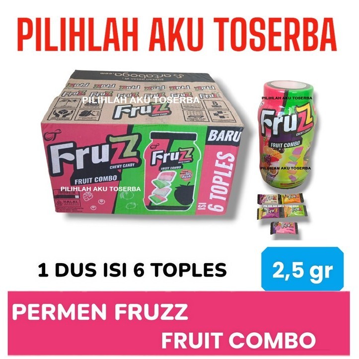 

Permen FRUZZ Fruit Combo KEMASAN TOPLES - ( HARGA 1 DUS )