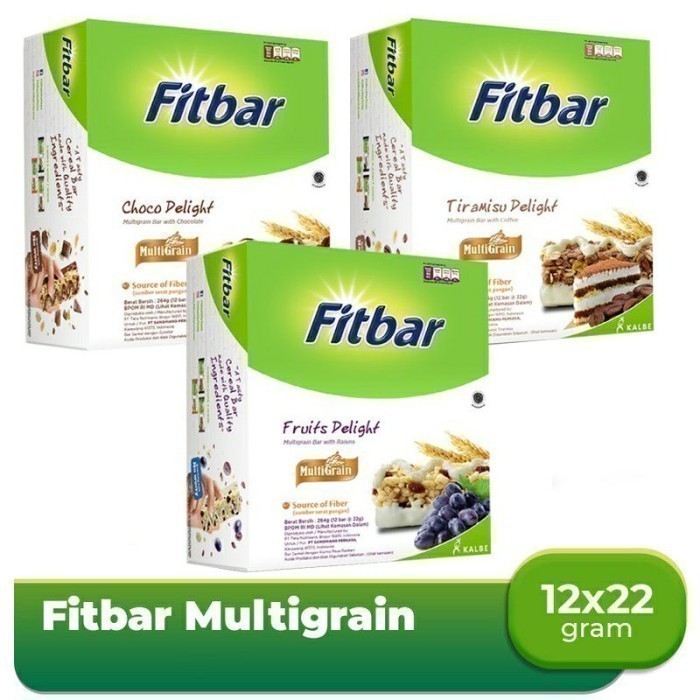 

HEMAT! Fitbar 1 Box Isi 12pcs Coklat Fruits Delight Tiramisu Distributor - Tiramisu, 10
