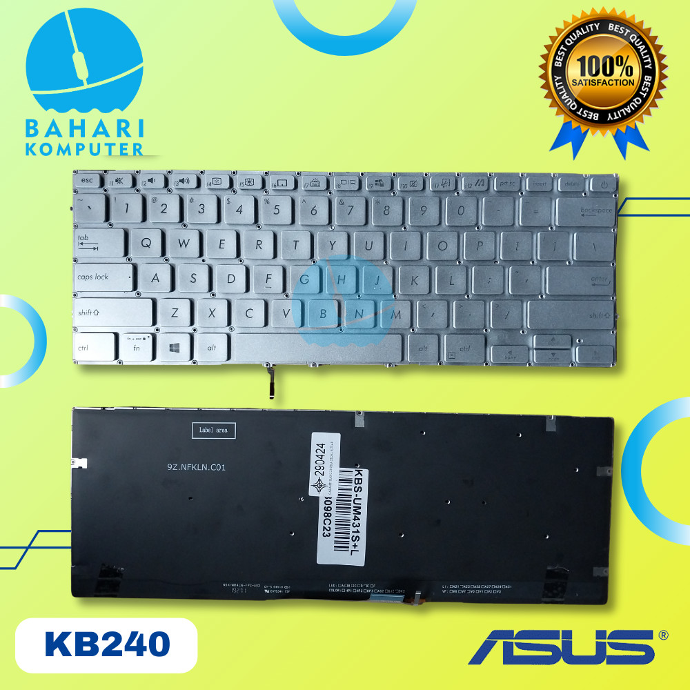 Keyboard Asus Zenbook 14 UM431D UM431DA BX431