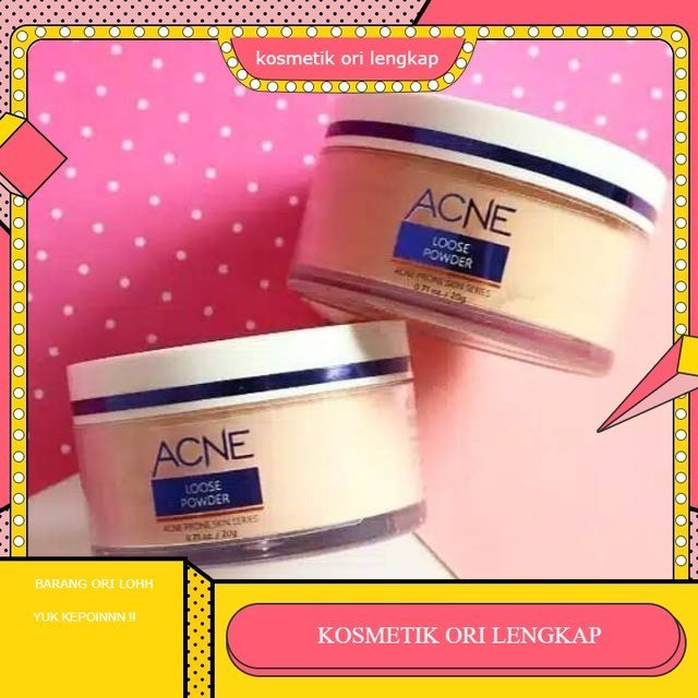 LA TULIPE ACNE LOOSE POWDER | BEDAK TABUR LA TULIPE 