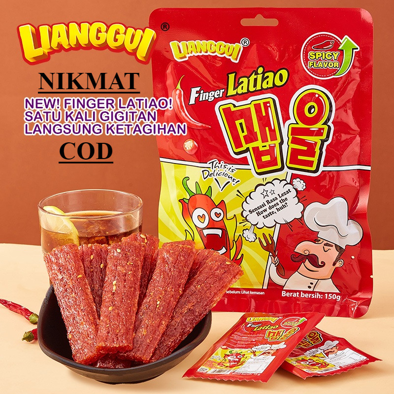 

LUVMI MAKANAN RINGAN | LIANGGUI| FINGER LATIAO | SKIN LATIAO | CEMILAN VIRAL 20g per bungkus