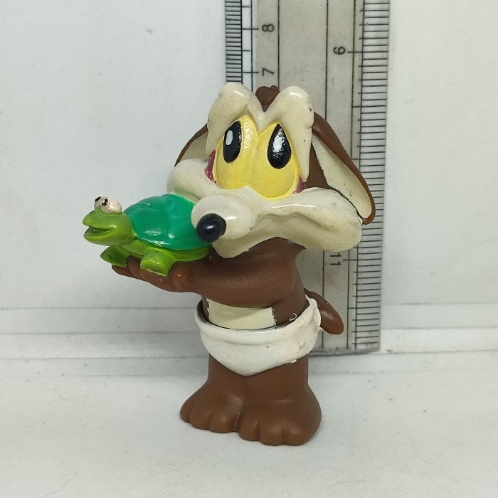 KL99 Vintage Vinyl Figure 3' Looney Tunes Baby Wille Coyote Original Warner Bros 1996