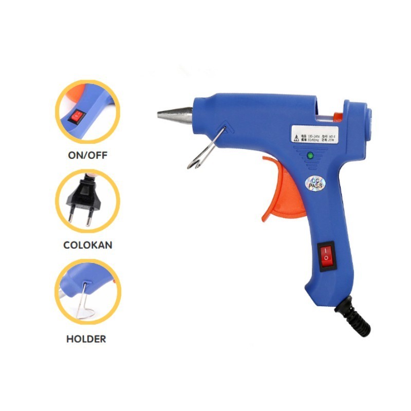 

Pistol Lem Tembak / Hot Melt Glue Gun On Off / ALAT PEREKAT SERBAGUNA