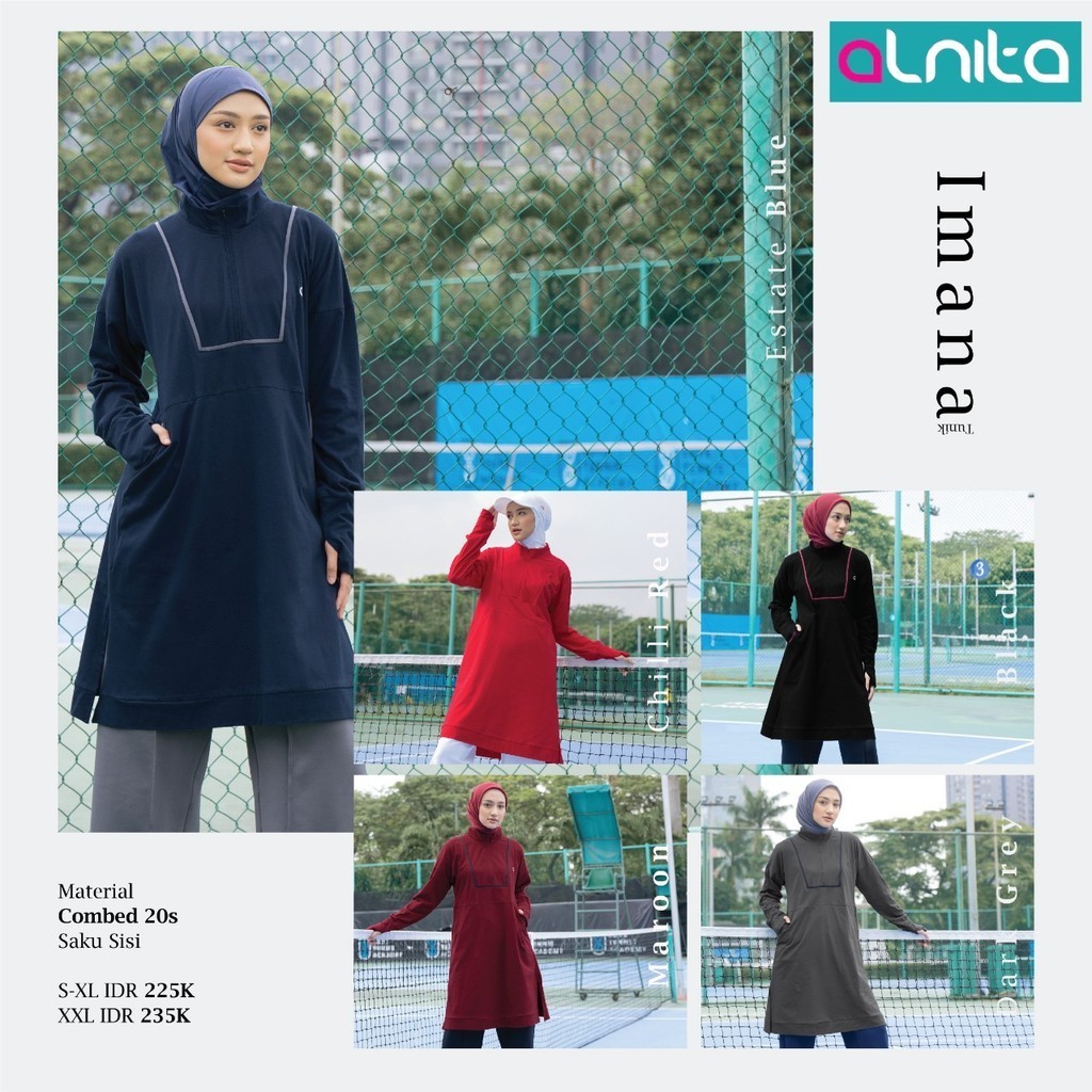 NIBRAS - Imana Tunik Wanita Dewasa Terbaru by Nibras
