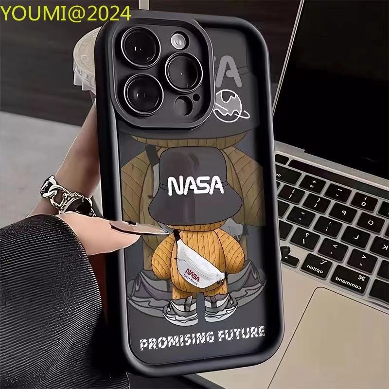 Backpack cartoon bear suitable for Infinix Hot 9 10 11 10 Lite 30i 20S 12 play phone case Smart 5 6 