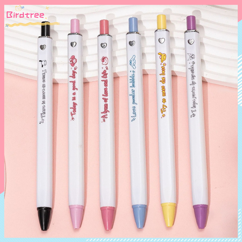

COD Pena Netral Tekan Kotak Sanrio Lucu Pena Siswa Melakukan Latihan Pena Hitam 0.5Mm Lucu Pen Impor