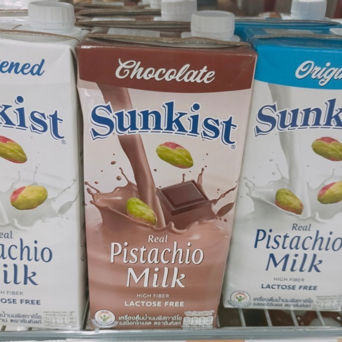 

Sunkist pistachio milk susu Chocolate cokelat lactose free 1ltr