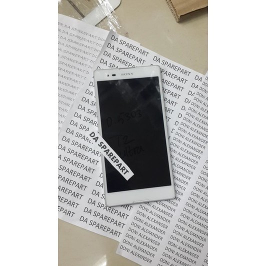 Lcd + Touchscreen Sony Xperia T2 Ultra / D5303 + Frame BEZEL COMPELETE