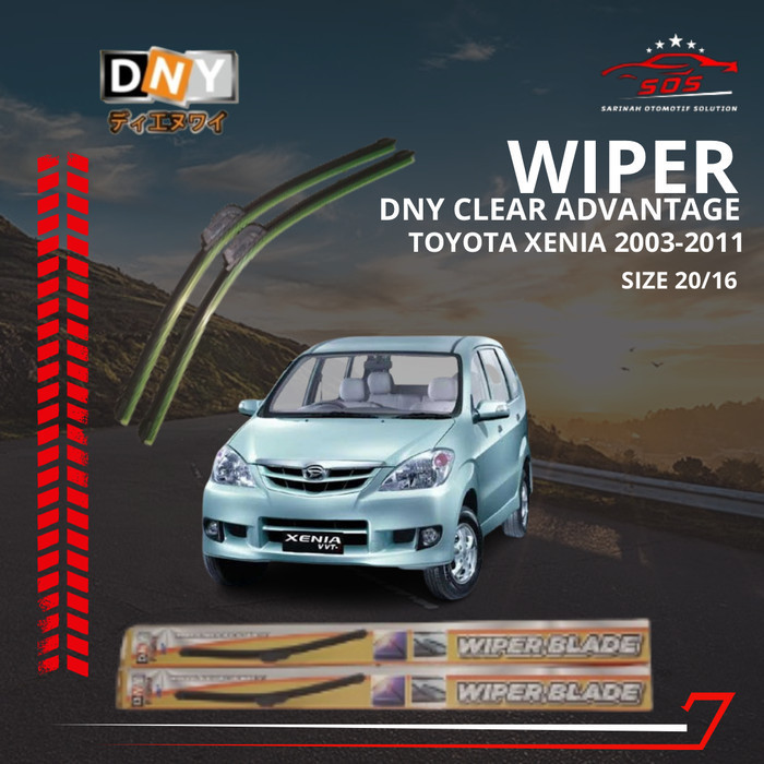 Wiper Depan Toyota Avanza Daihatsu Xenia 2004 2008 Frameless MURAH
