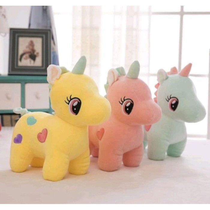 TOKOSANIA Boneka Unicorn Little Pony Lucu - Ungu